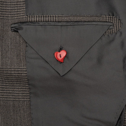 Sartoria DALCUORE NAPOLI Hand-Sewn Suit Double Breasted Wool Gray 38 US 48 EU