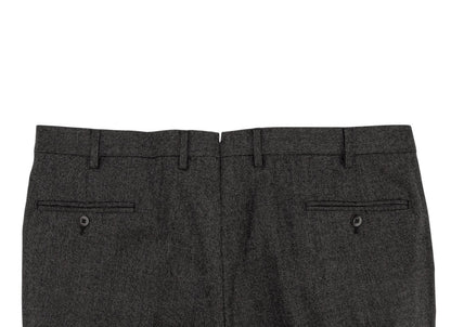 $2400 RAFFAELE CARUSO Dark Gray 3/2 Roll Suit Wool Textured 46 US / 56 EU