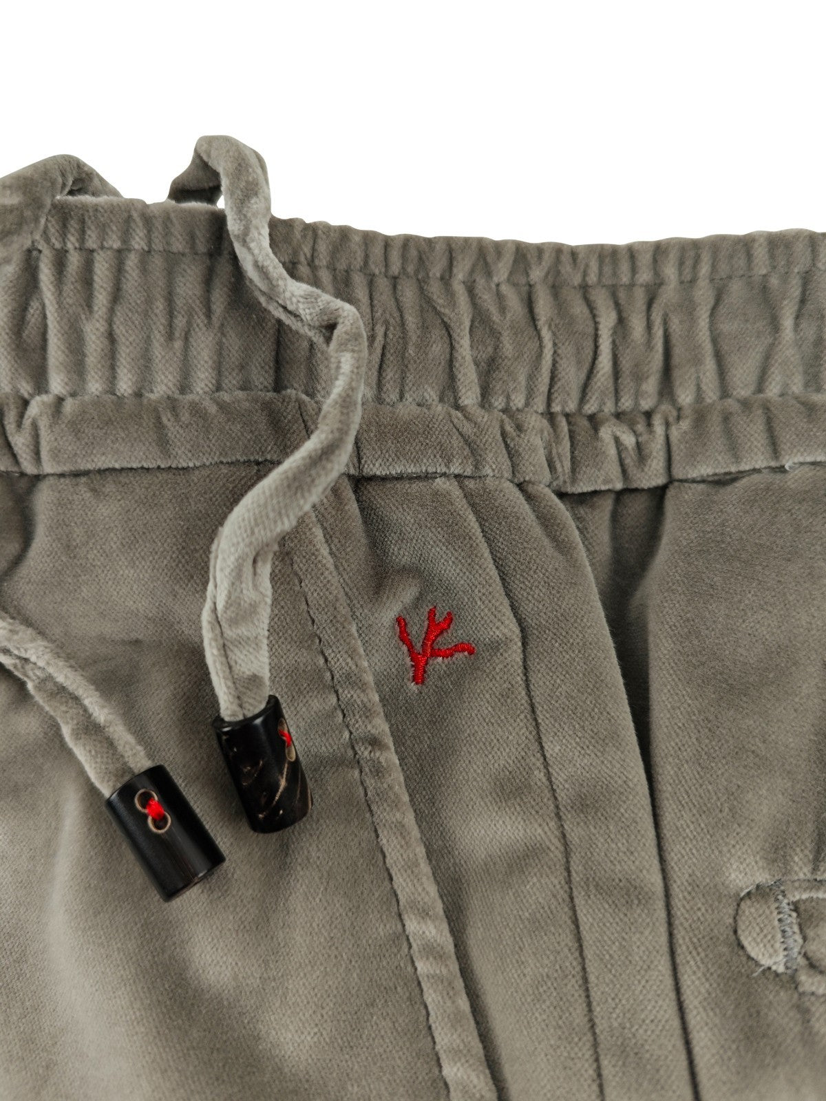 $6500 ISAIA NAPOLI "Amalfi" Gray Hand-Sewn College Tracksuit Velvet Cotton