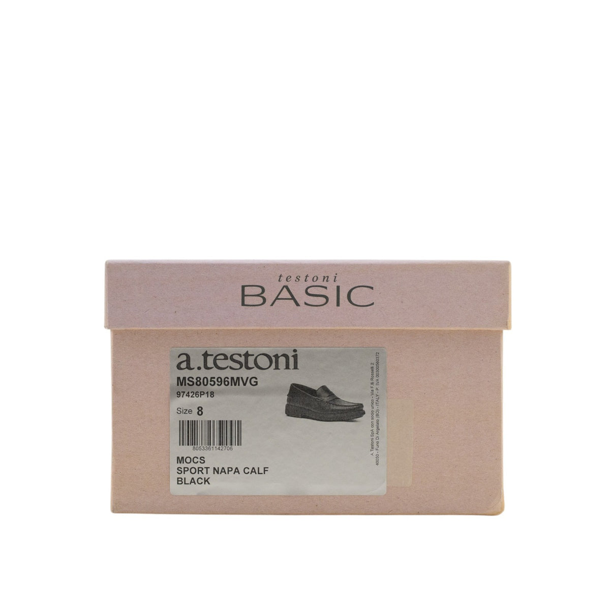 1050$ TESTONI Penny Loafers Black Calf Black Lug Sole 8 UK / 9 US / 42 IT