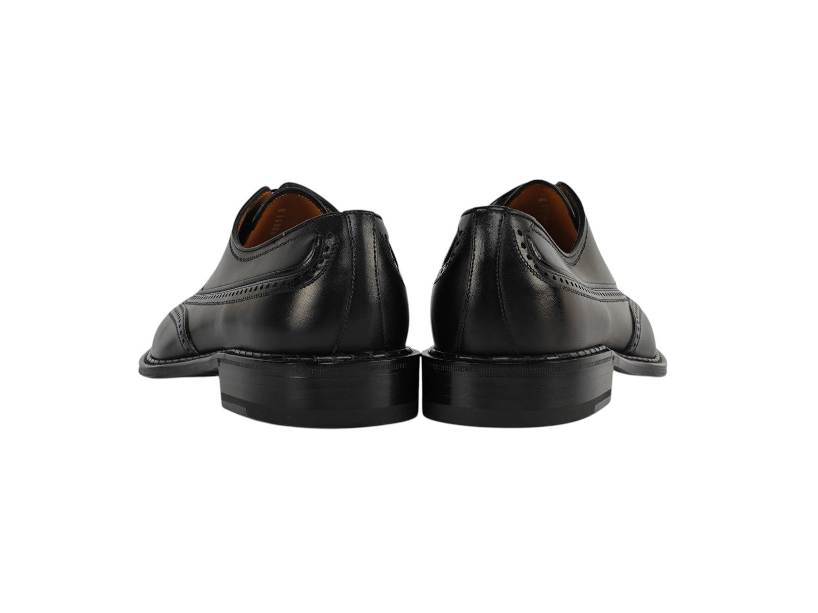 1500$ TESTONI 1929 Black Label Oxford Goodyear Shoes Black Calf 8 UK 9 US 42 IT