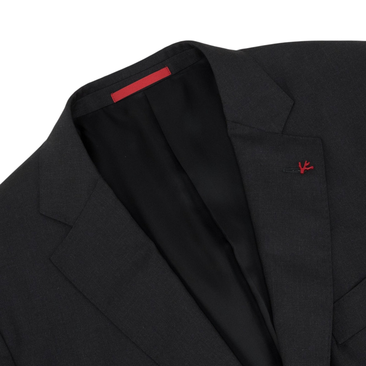 $6500 ISAIA NAPOLI Charcoal Gray Hand-Sewn Suit Wool 100's 44 US / 54 EU 7R