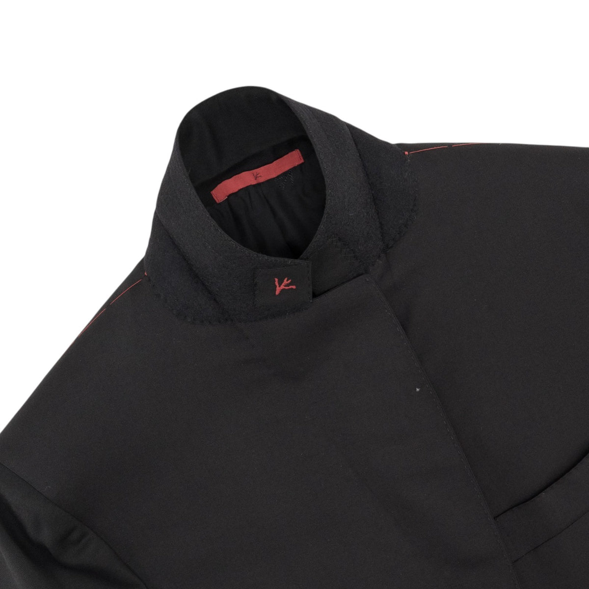 $7120 ISAIA "Gregorio" Black Suit Hand-Sewn Wool Aquaspider Water Repellent