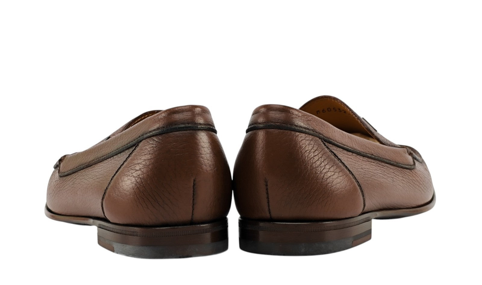 1300$ TESTONI "Bracciano" Loafer Shoes Deerskin Chestnut 8 UK / 9 US / 42 IT
