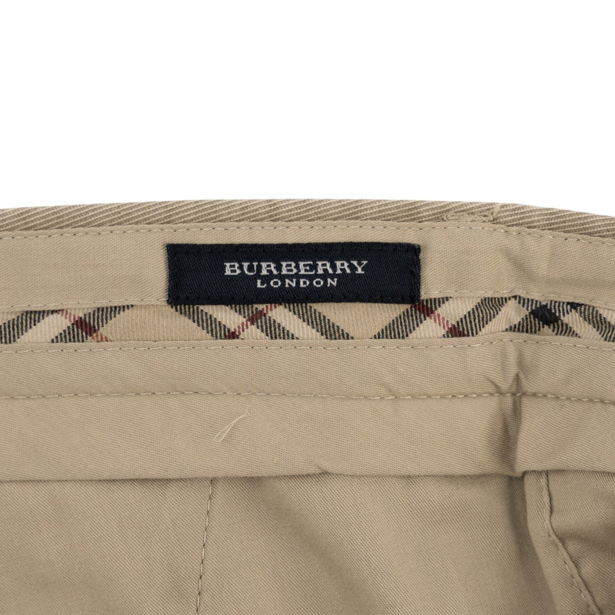 700$ BURBERRY Beige Chino Pant Twill Cotton Regular Loose Fit  42 US 58 EU