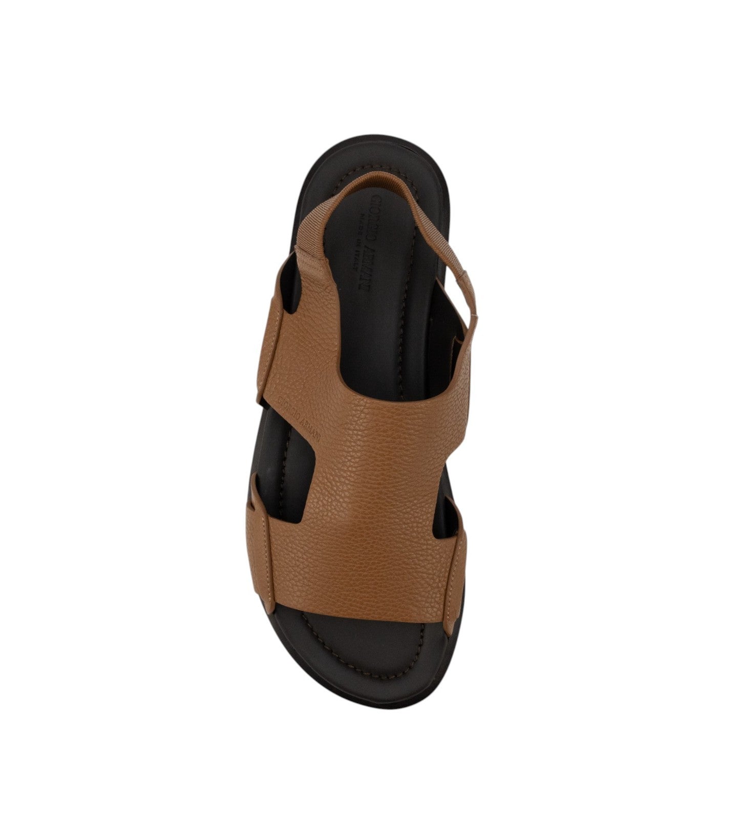 970$ GIORGIO ARMANI Sandals Shoes SlingBack Grain Leather 8 UK / 9 US / 42 IT