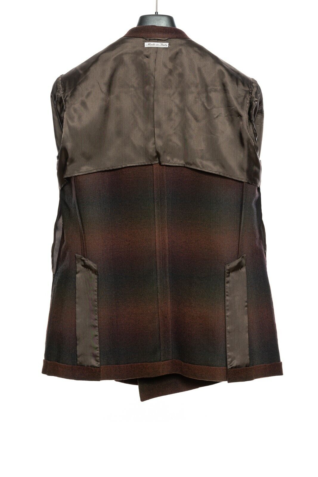 $2290 BELVEST Flannel Wool Jacket Double Breasted 42 US / 52 EU Drop 8R Slim