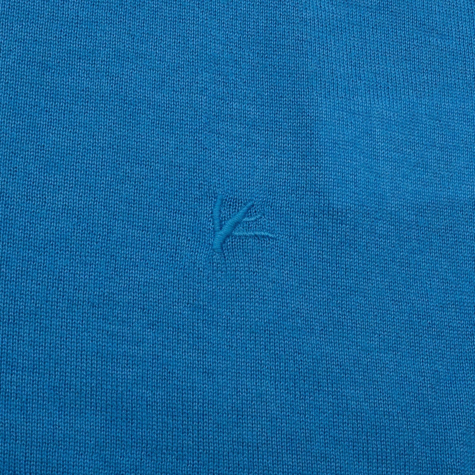 1825$ ISAIA NAPOLI Sky Blue Crewneck Sweater Knit Cashmere - Silk Size M