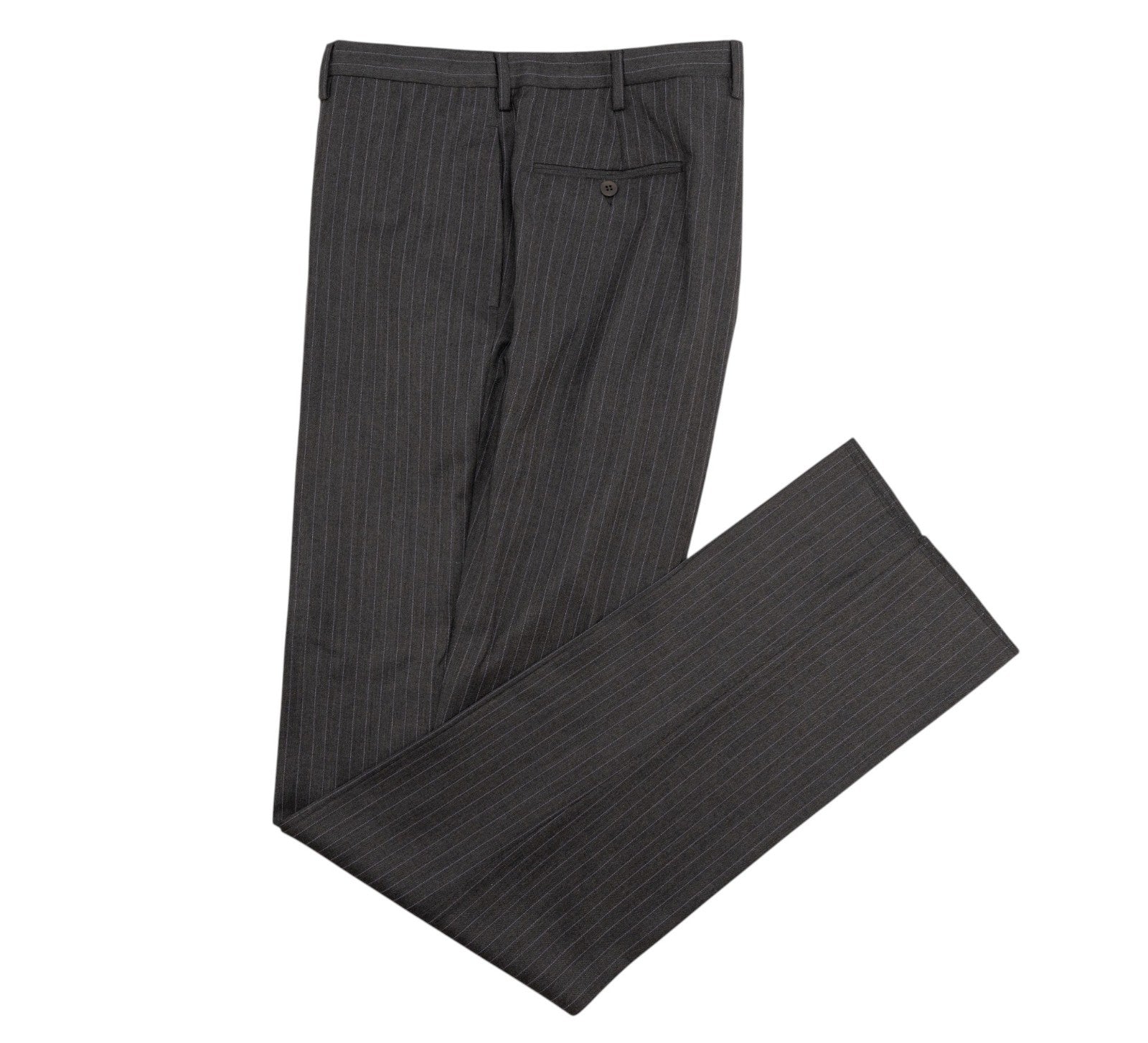 2900$ SARTORIO NAPOLI by KITON Gray Suit Wool 120's Pinstripe 46 US / 56 IT