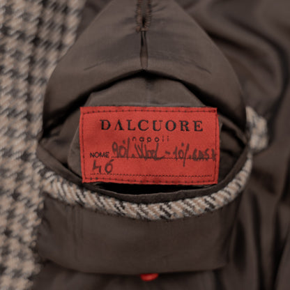 Sartoria DALCUORE NAPOLI Hand-Sewn Jacket Sport Coat Wool Cashmere 36 US / 46 EU