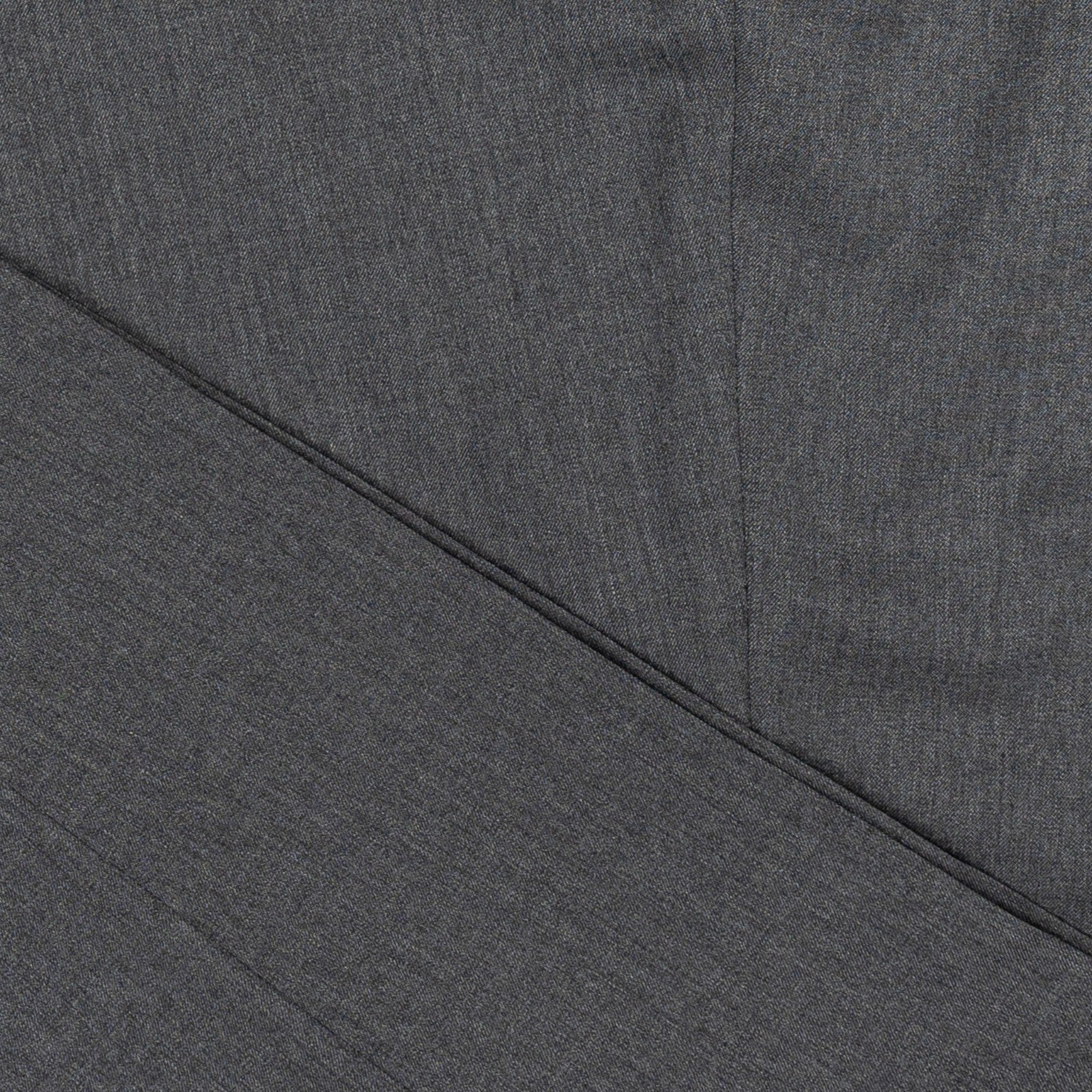 670$ RUBINACCI NAPOLI Gray Trouser Pant Worsted Wool 34 US / 50 EU