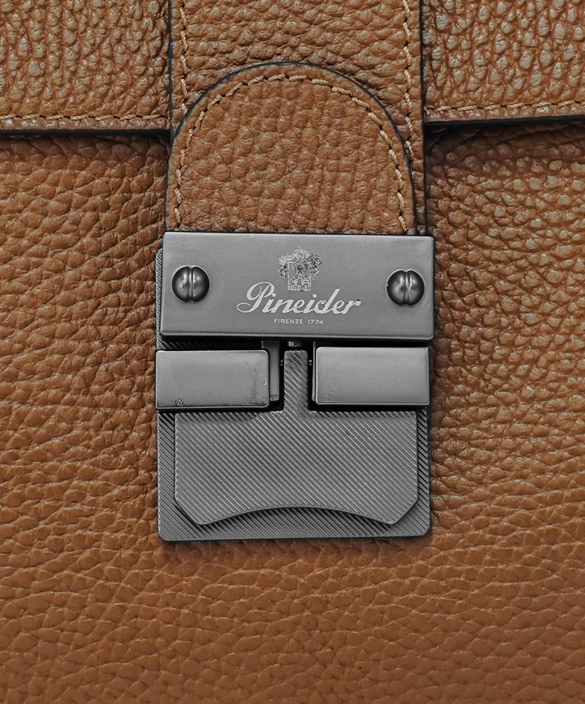 1450$ PINEIDER FIRENZE 1774 "Bottolato" Calf Work Doctor Bag Laptop Rum