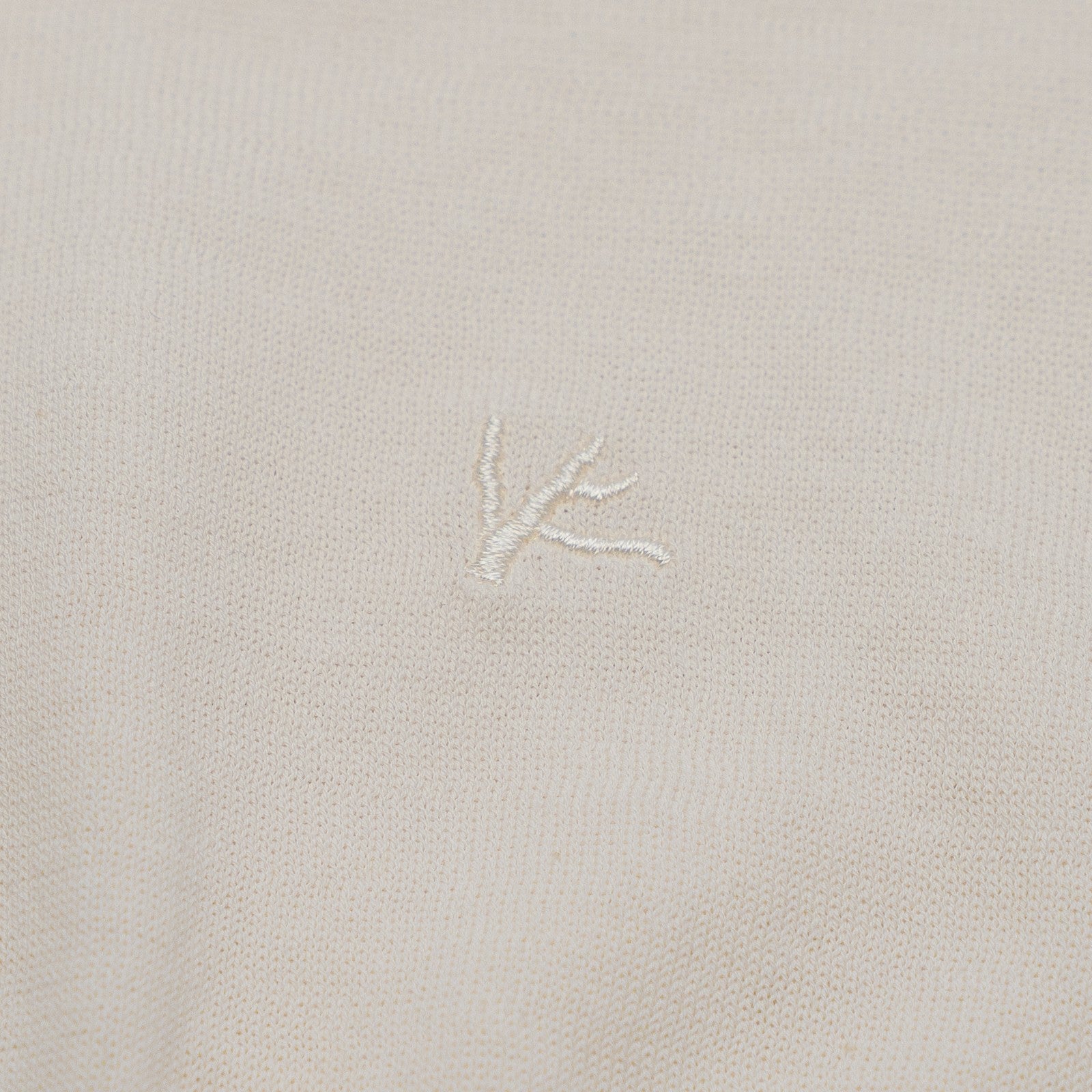 950$ ISAIA NAPOLI White Polo Sweater Short Sleeve Cotton Knit Size M Slim Fit