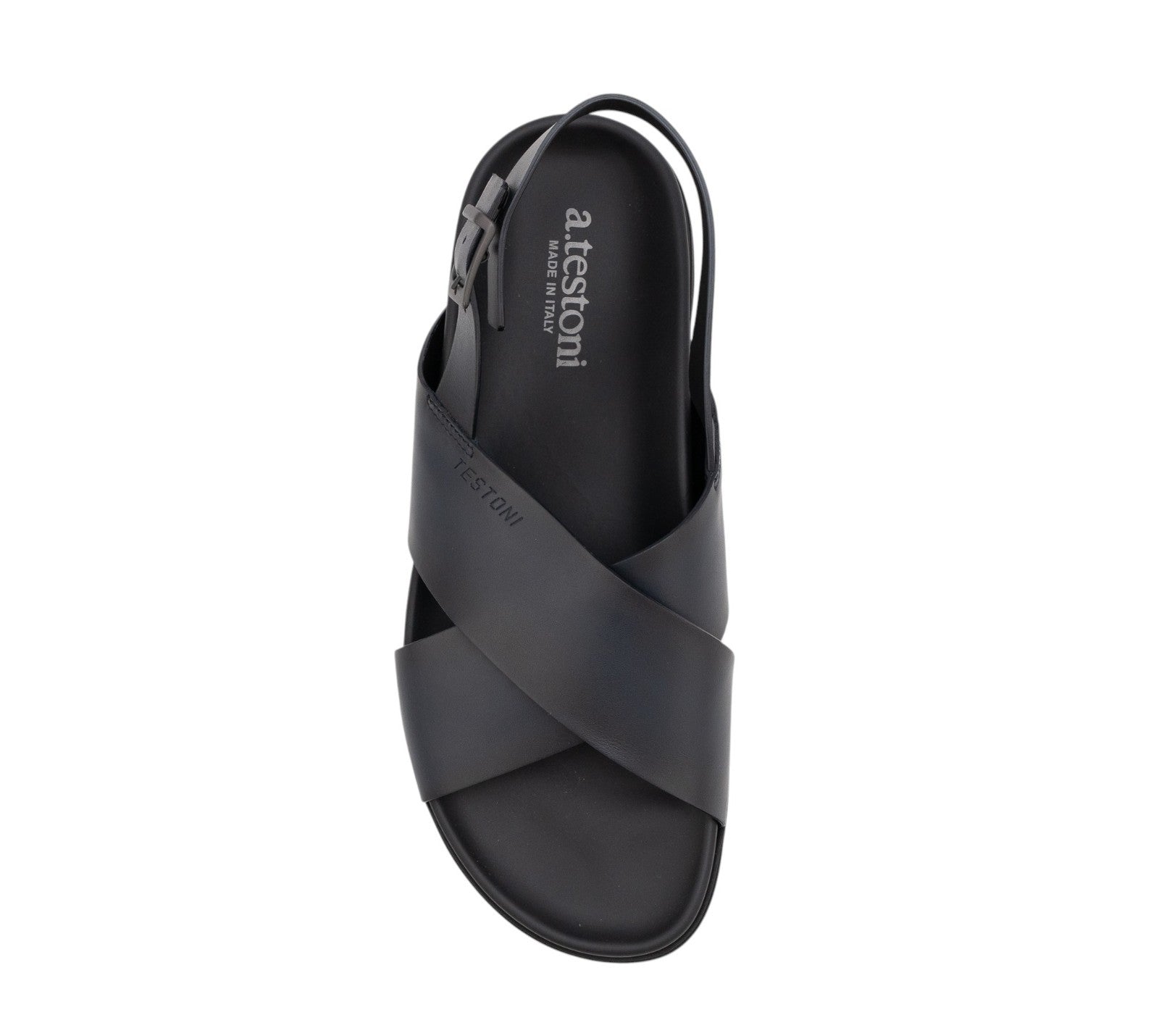 550$ TESTONI Sandal Calf Indigo 8 UK - 9 US - 42 IT