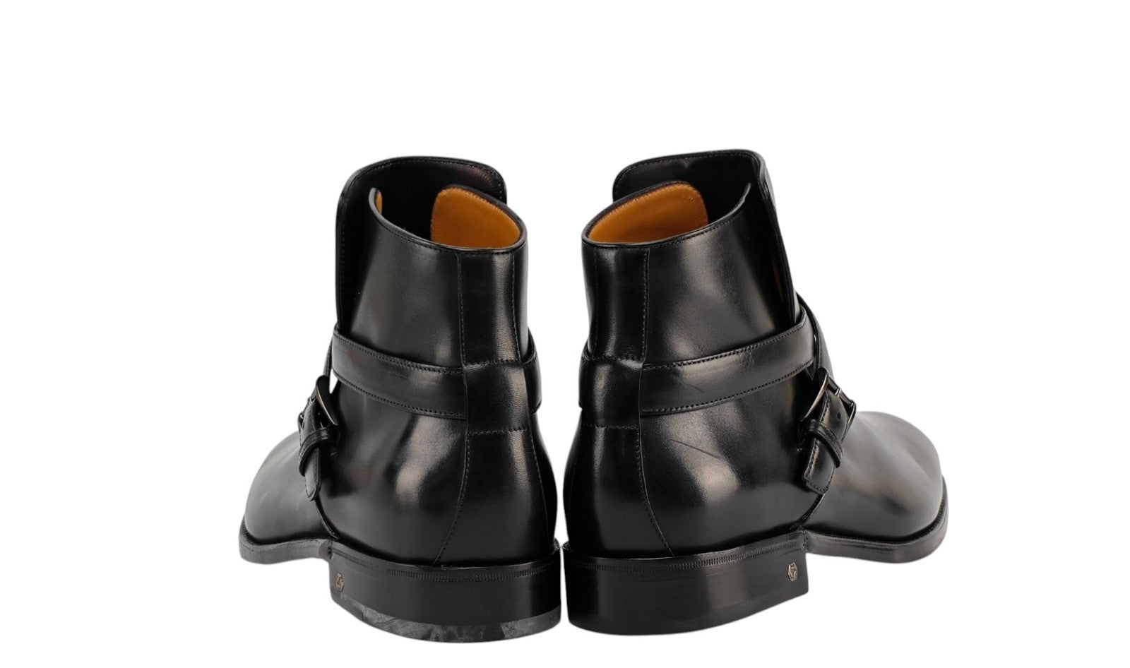 1550$ TESTONI "Piuma" Ankle Boot Lux Calf Black 8 UK / 9 US / 42 IT