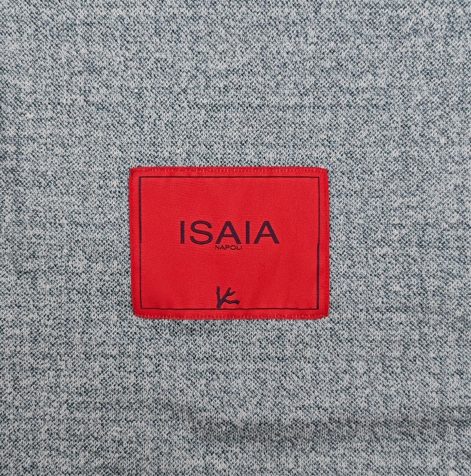 $1650 ISAIA Light Blue Hand-Sewn Overshirt Jacket Linen - Silk - Cotton Size L