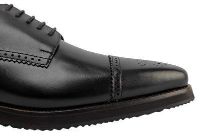 $1350 TESTONI BOLOGNA "Bolgheri" Derby Shoes Black Antique Calf