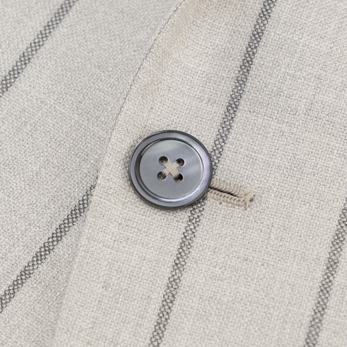 $6850 ISAIA NAPOLI "Capri" Light Beige Suit Wool - Silk - Linen 40 US / 50 EU 8R