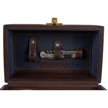 $2500 RARE BROOKS BROTHERS Leather Cocktail Shaker Set Travel Case New Vintage
