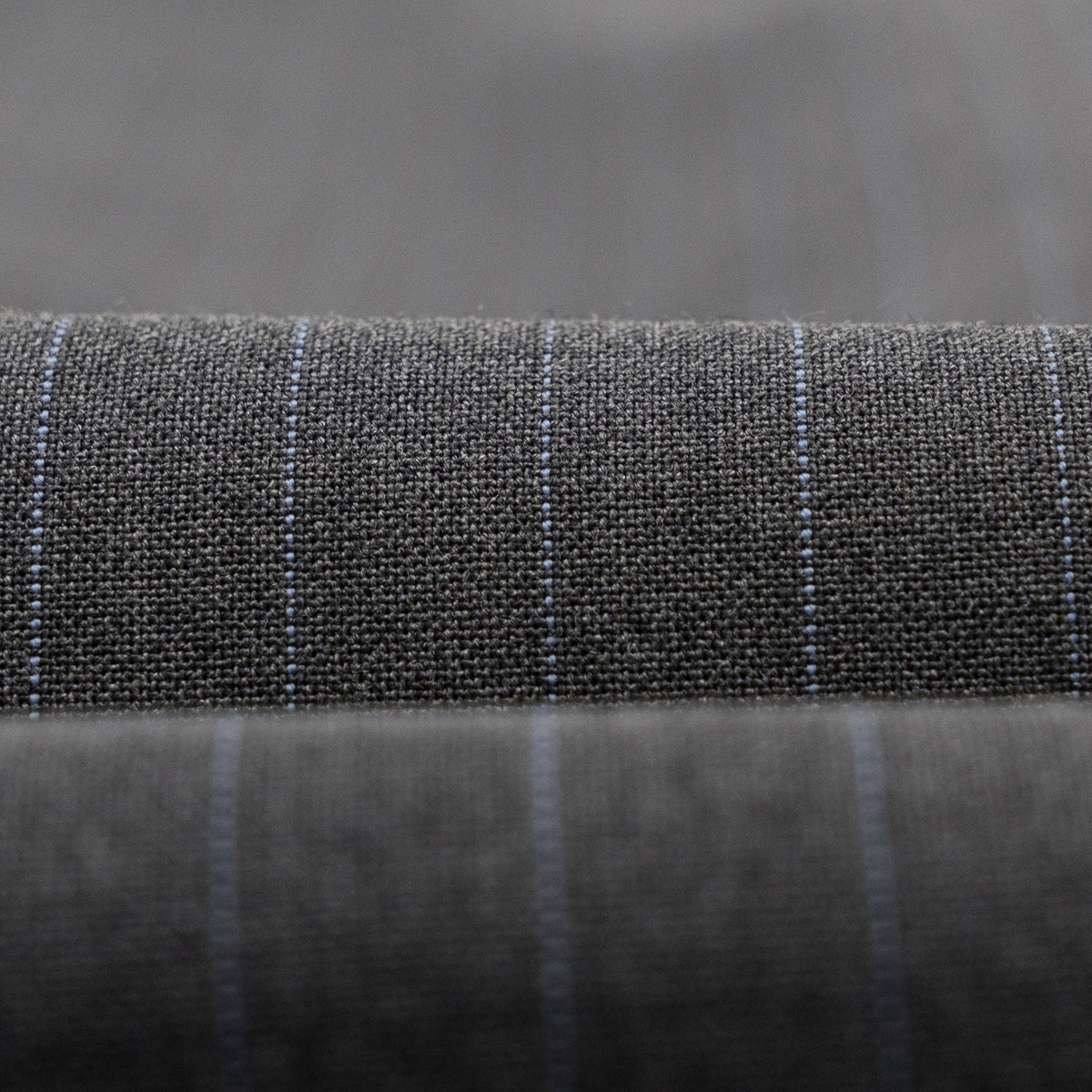 $6790 ISAIA NAPOLI "Gregorio" Gray Suit Hand-Sewn Wool Pinstripe