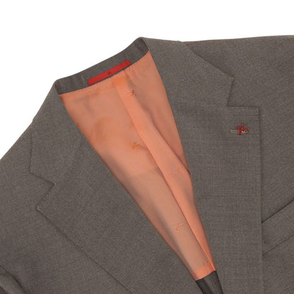 $6900 ISAIA "Marechiaro" Dark Beige Suit Wool Comfort Project 48 US / 58 EU 7R