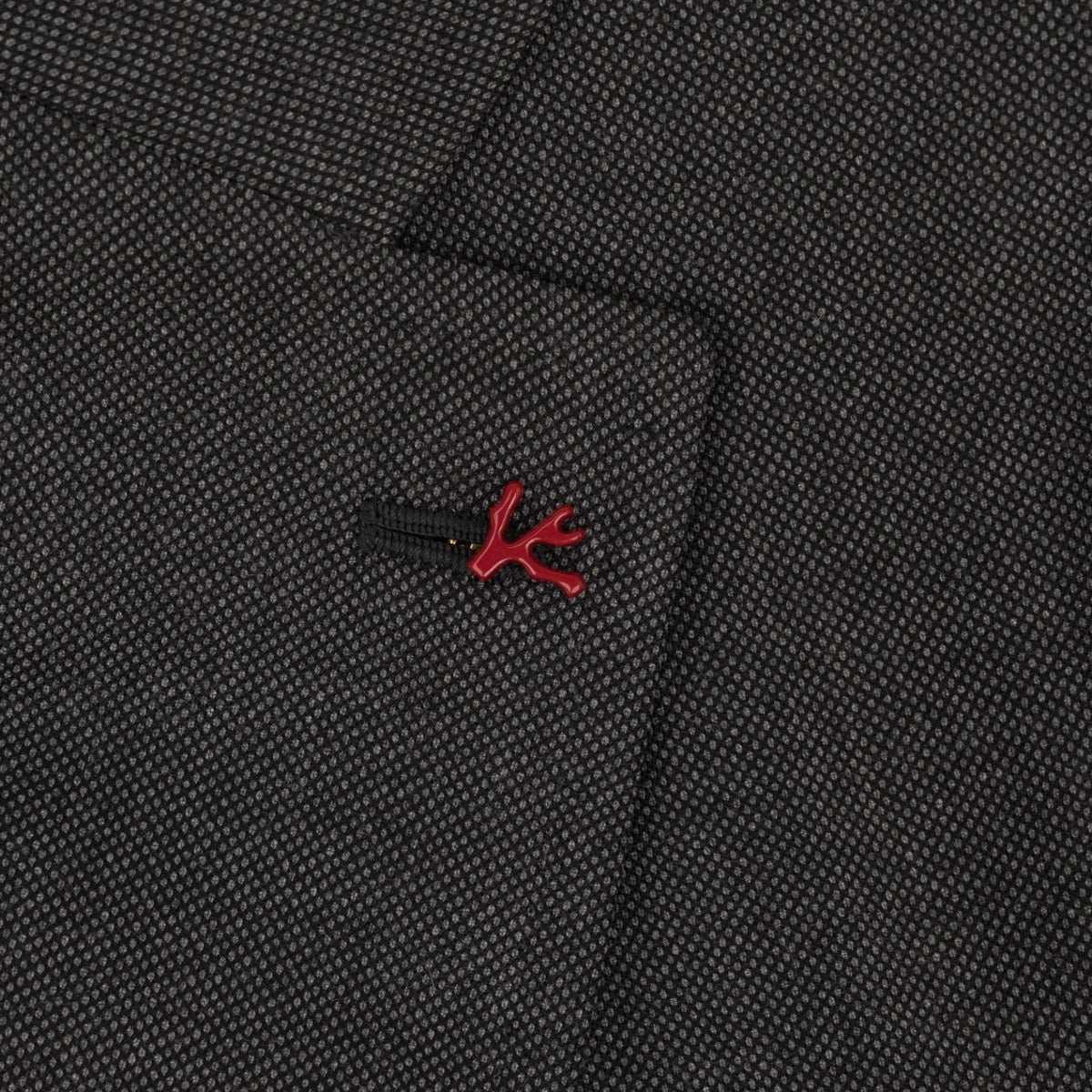 $6700 ISAIA NAPOLI "Capri" Gray Suit Fine Wool Grisaglia 36 US / 46 EU 8R