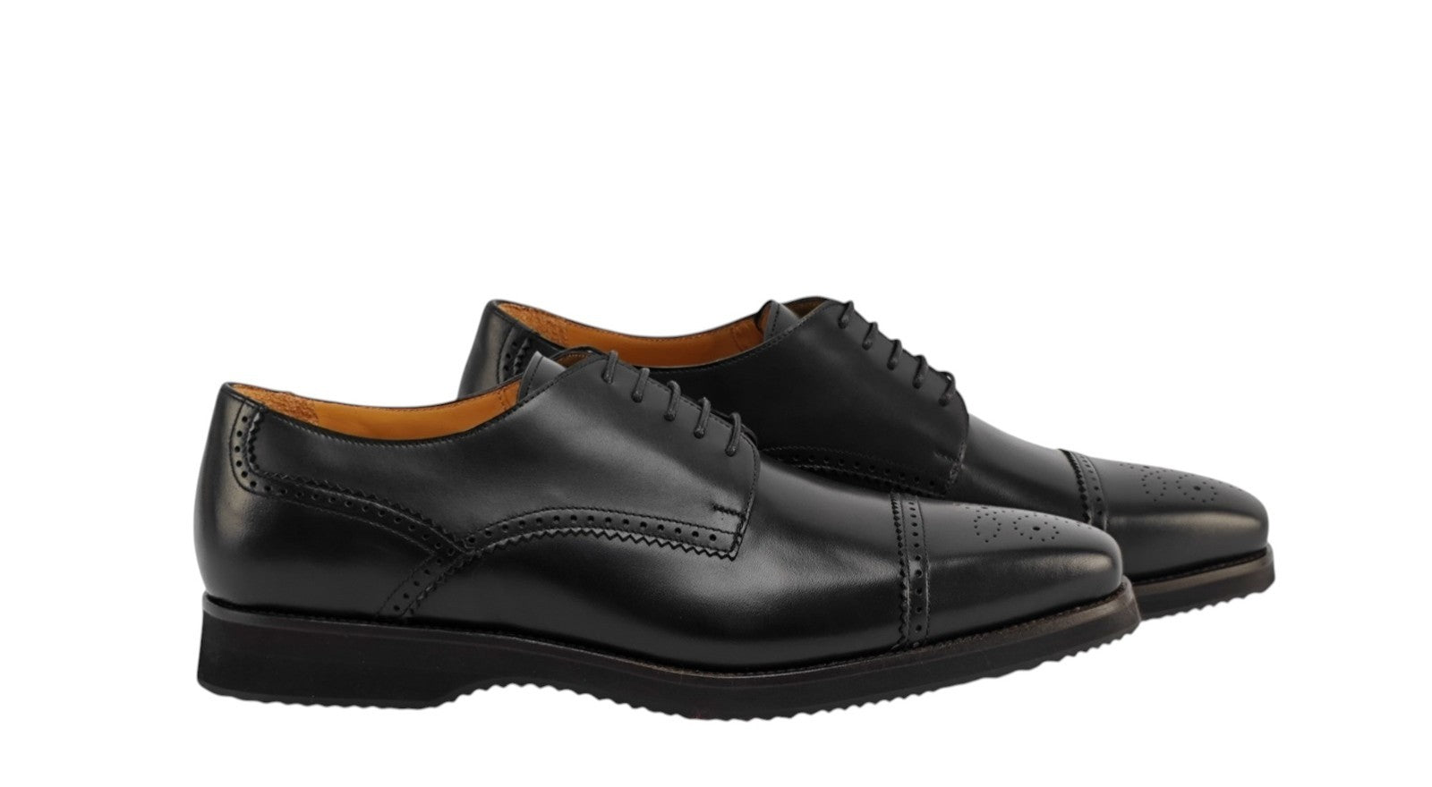 $1350 TESTONI BOLOGNA "Bolgheri" Derby Shoes Black Antique Calf