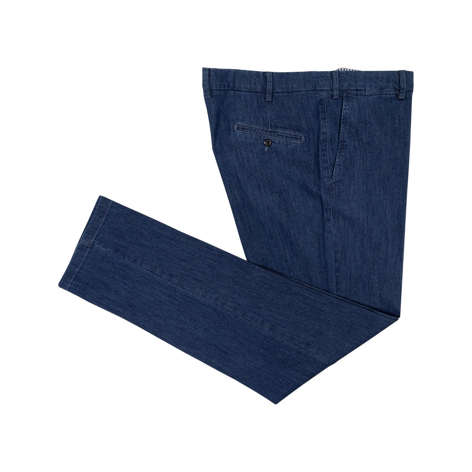 625$ RUBINACCI NAPOLI "Luca" Blue Cotton Stretch City Jeans Pant 40 US / 56 EU
