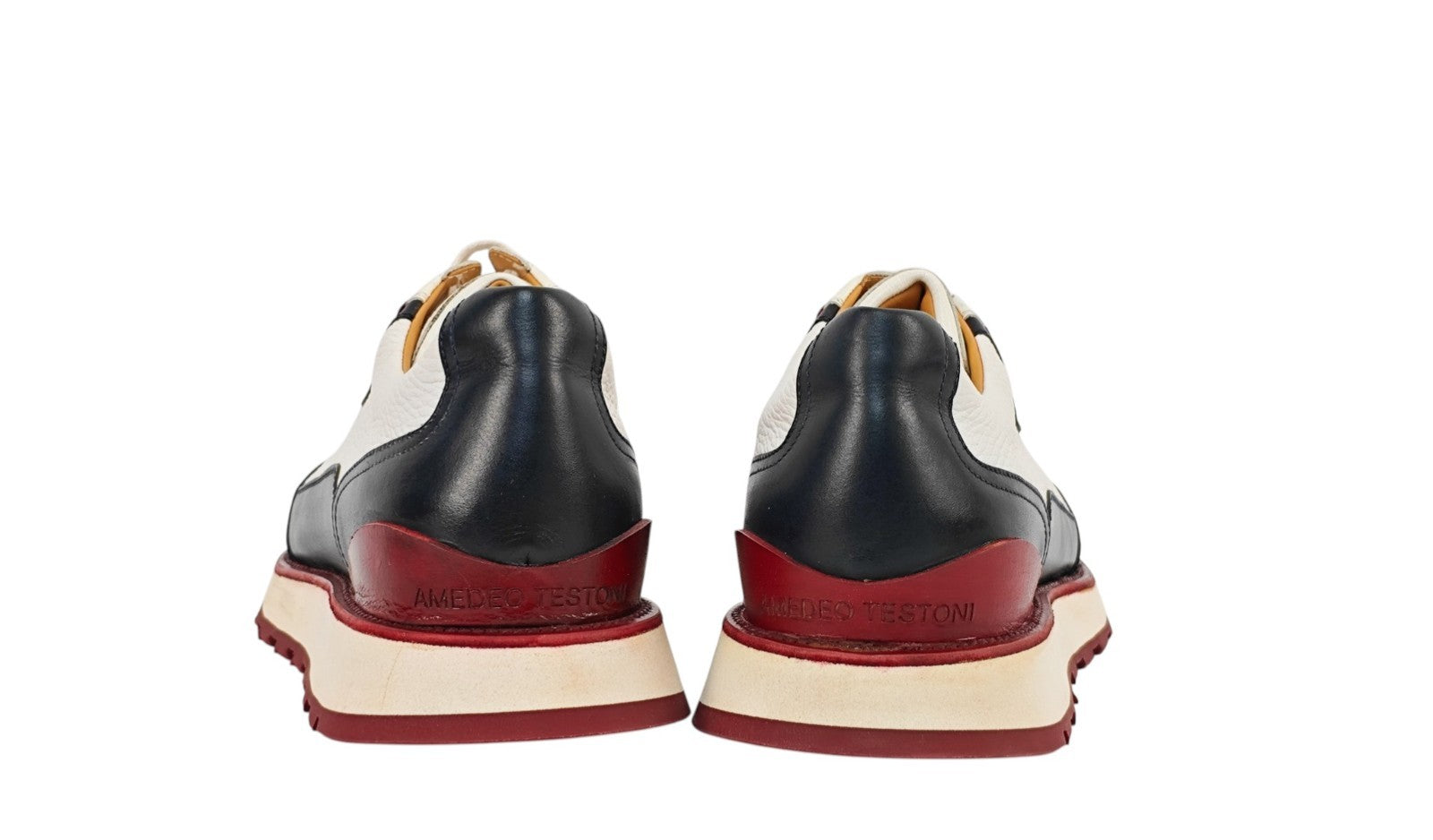 1200$ TESTONI "Moena" SlipOn Sneaker Nabuk Calf + Deerskin  8 UK / 9  US / 42 IT