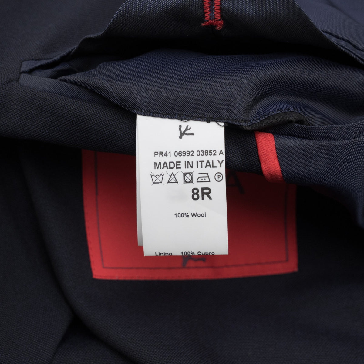 $5700 ISAIA NAPOLI Blue Navy Hand Sewn Double Breasted Jacket Sport Coat Wool