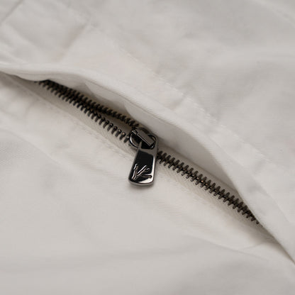 850$ ISAIA White Drawstring Short Pant Cotton Comfort Project 30 US / 46 EU