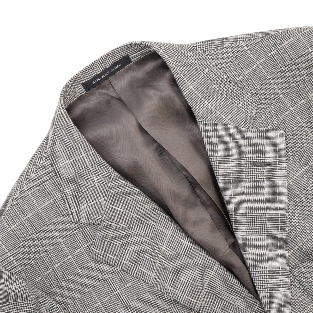 2200$ RAFFAELE CARUSO Gray 3/2 Roll Sport Coat 100% Cashmere 42 US / 52 IT