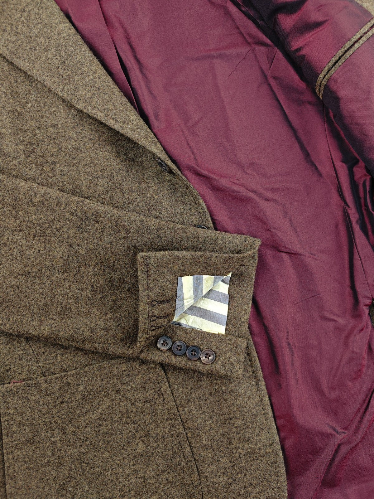 $2200 RUBINACCI NAPOLI Green Jacket Sport Coat Heavy Cashmere 42 US / 52 EU