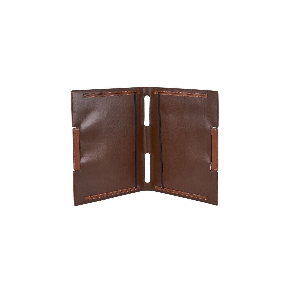 $950 LUXURY DELL'GA MILANO Document Folders Handbag Leather Removable Handles