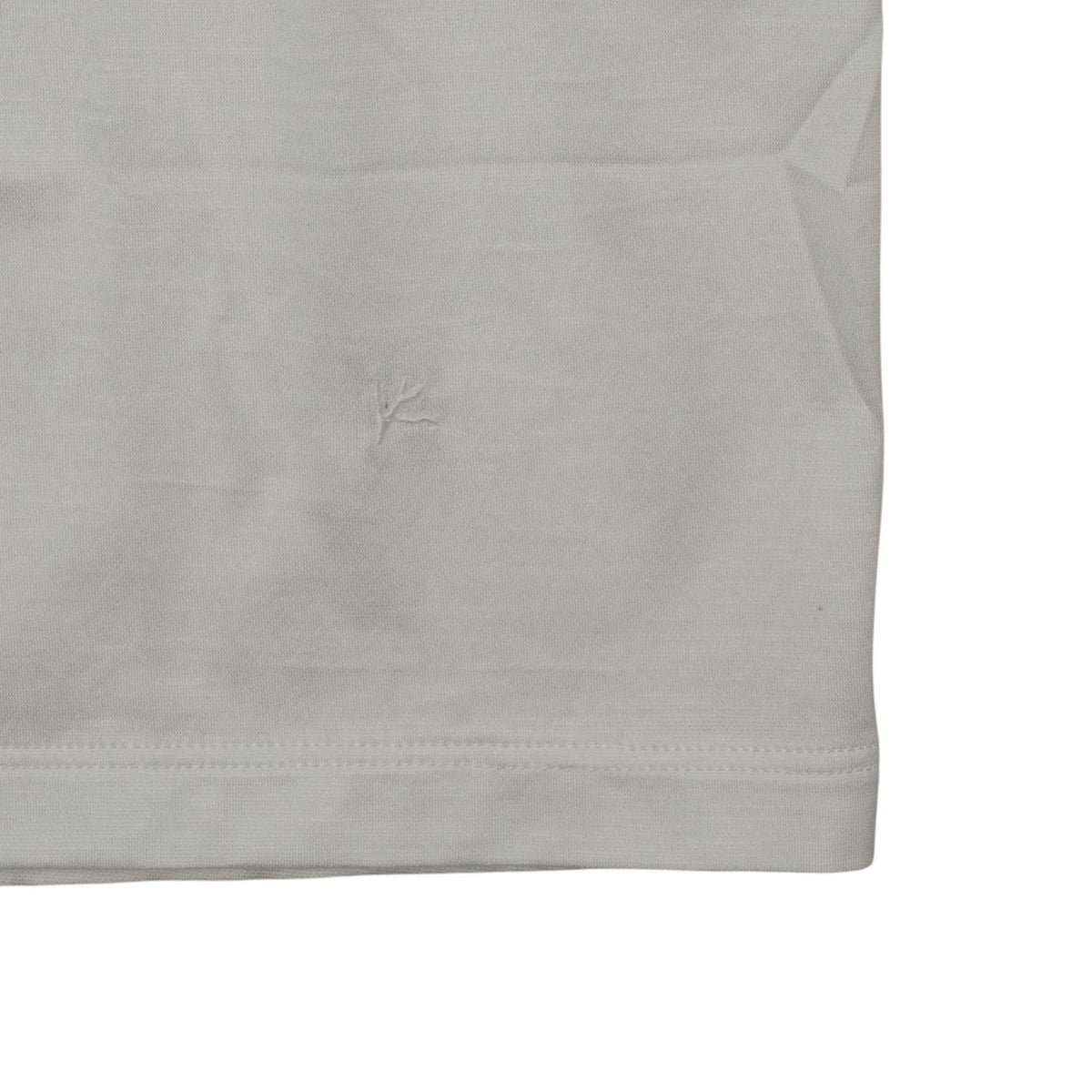 550$ ISAIA NAPOLI White T-Shirt Short Sleeve Cotton LISLE Fil D'ècosse Size XL