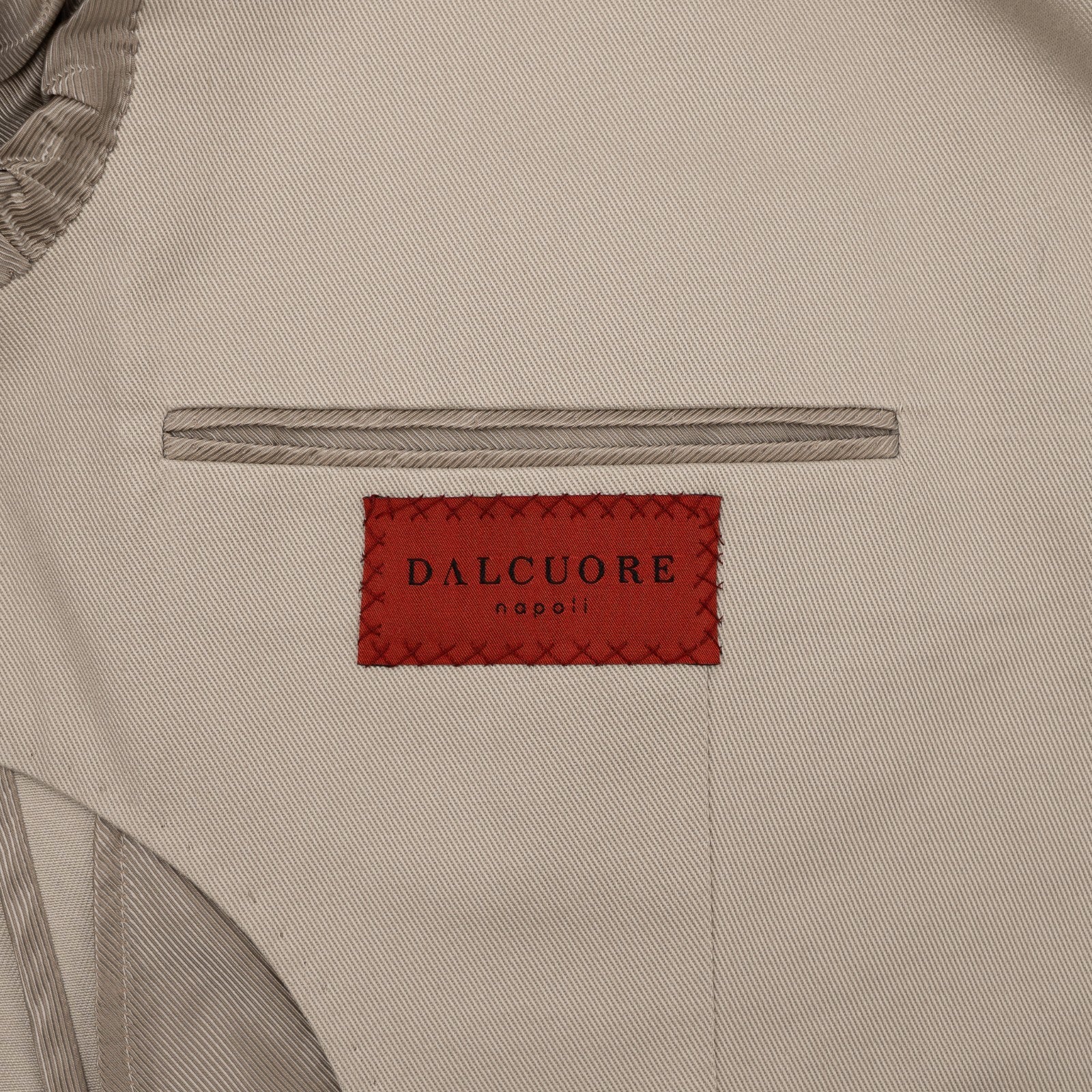 Sartoria DALCUORE NAPOLI Total Hand-Sewn Jacket Sport Coat Cotton 38 US / 48 EU