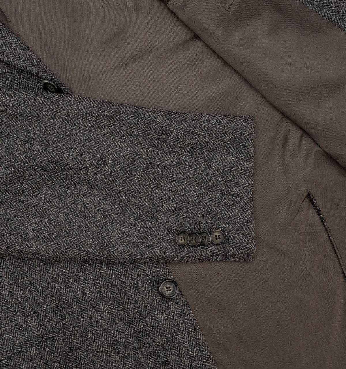 1900$ RAFFAELE CARUSO Gray 3/2 Roll Jacket Sport Coat Cashmere Wool 44 US 54 IT