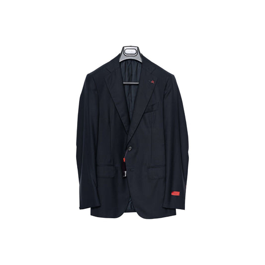 $4300 ISAIA NAPOLI Aquaspider Blue Jacket Sport Coat Wool 160's  32 US / 42 EU