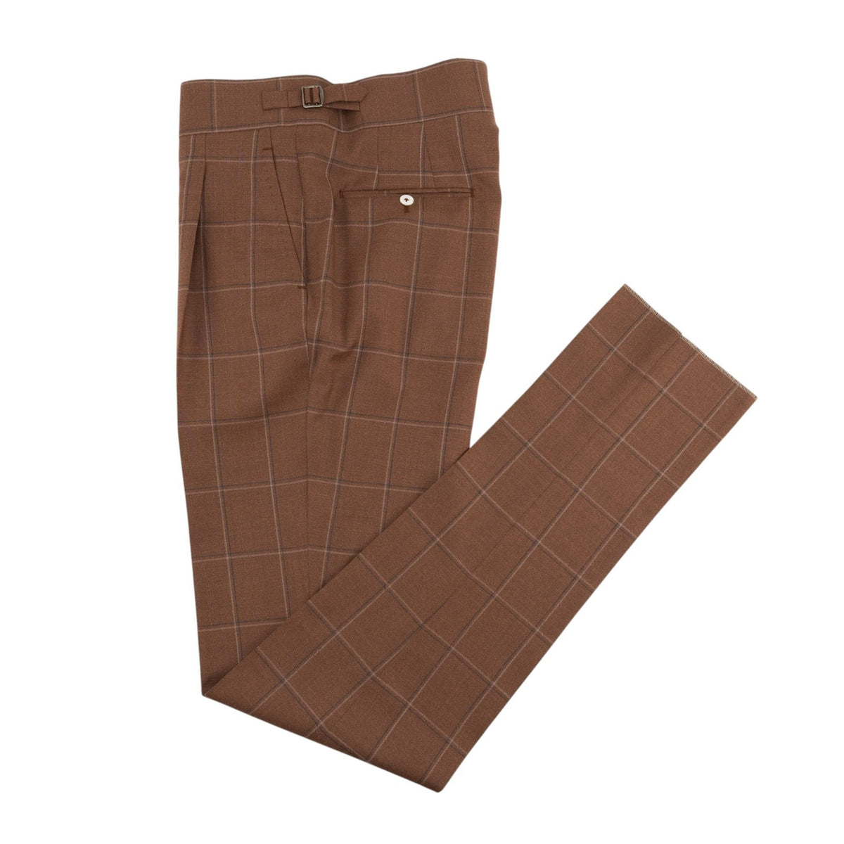 $6450 ISAIA NAPOLI "Capri" Rust Hand-Sewn Suit Fine Wool 38 US / 48 EU 8R