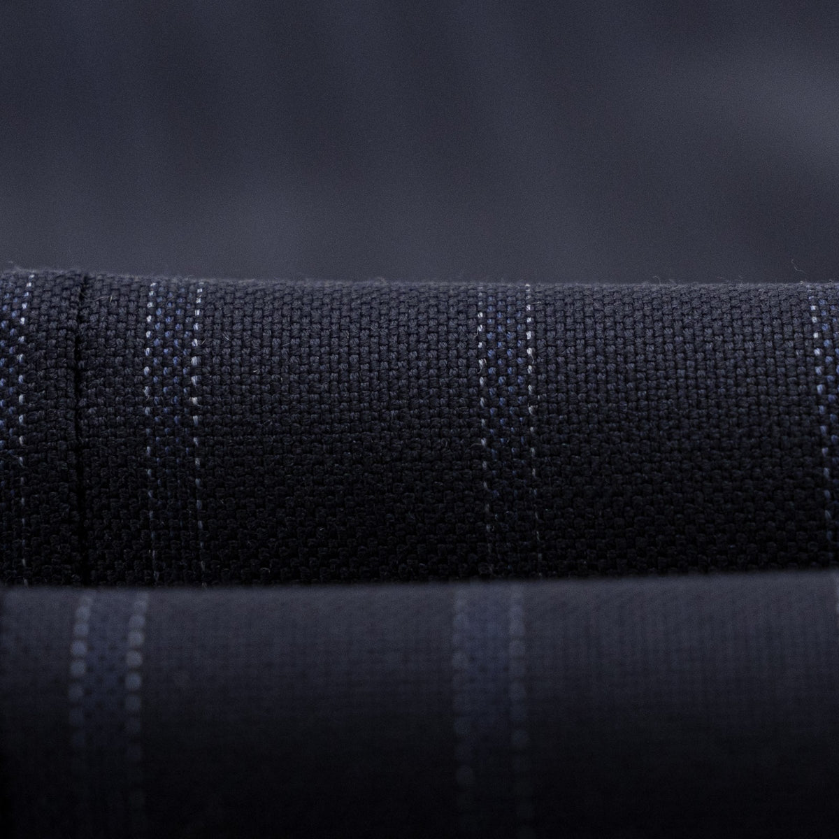 $6850 ISAIA NAPOLI "Capri" Dark Blue Suit Hand-Sewn Fine Wool Striped