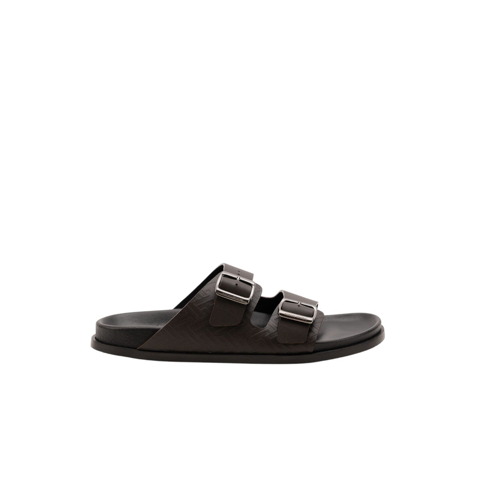 550$ TESTONI Filicudi Sandal Lux Calf + Interlocking Cigar 10 UK - 11 US - 44 IT
