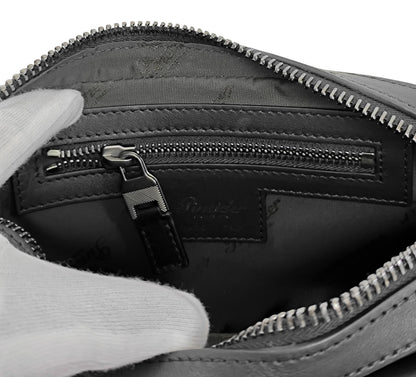1070$ PINEIDER FIRENZE 1774 "Metro Smooth" Bumbag Belt Bag Calf Black