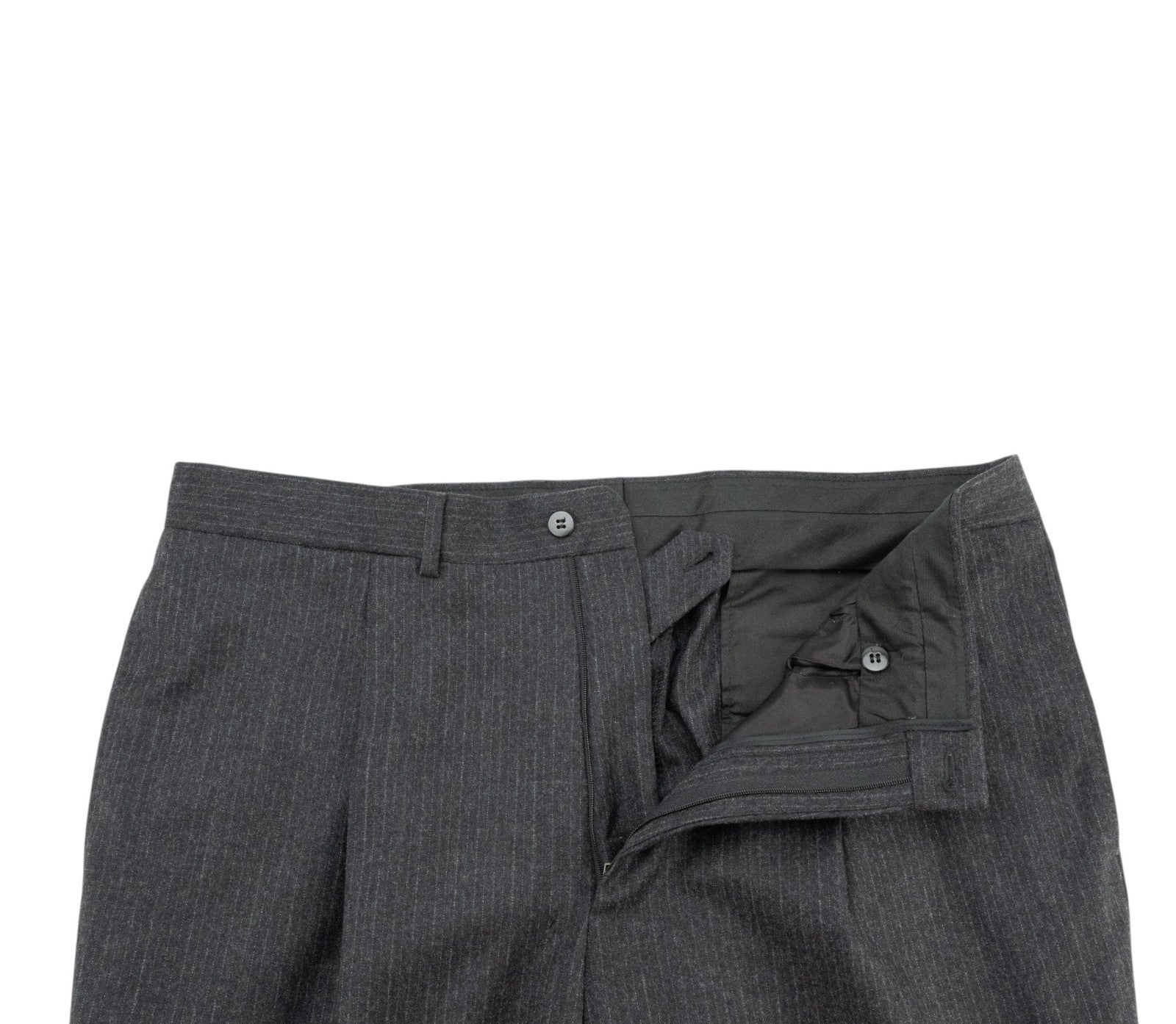 2800$ SARTORIO NAPOLI by KITON Gray Handmade Suit Wool Pinstripe 44 US / 54 IT
