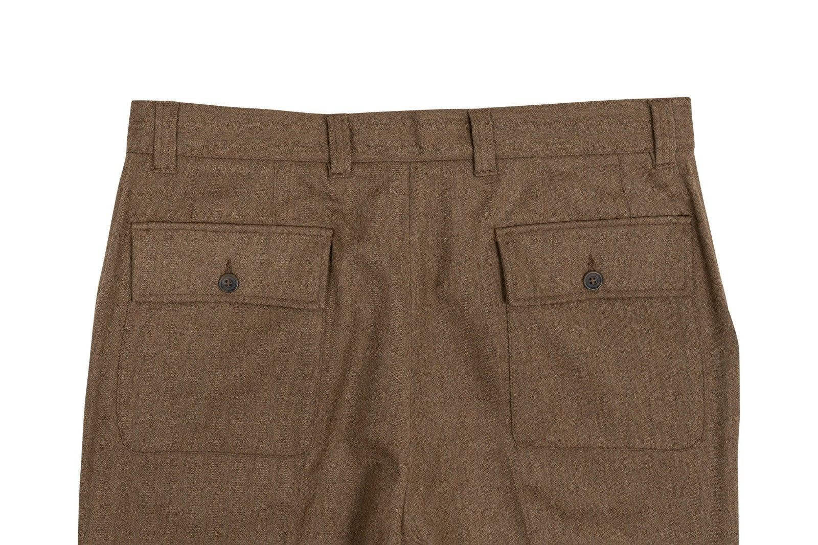 670$ RUBINACCI NAPOLI Brown Trouser Casual Pant  Wool 36 US / 52 EU