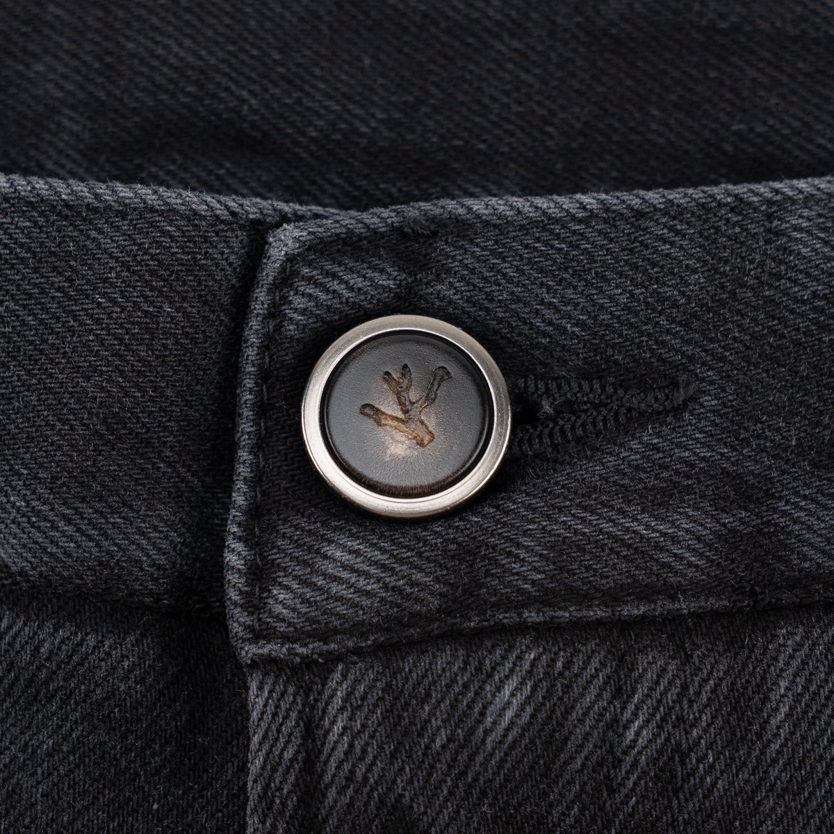 795$ ISAIA Black Washed Denim Jeans 5 Pocket Pant Cotton Slim Fit 36 US / 52 EU