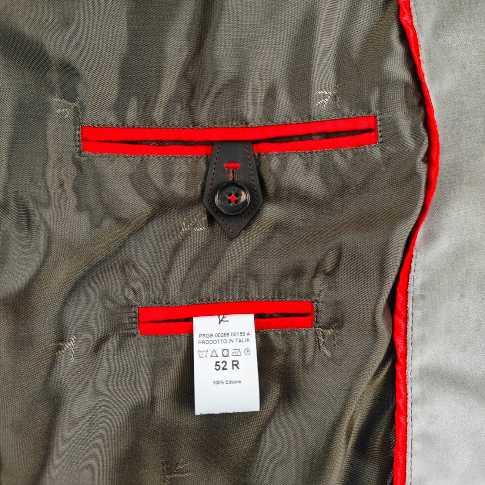 $6500 ISAIA NAPOLI "Amalfi" Gray Hand-Sewn College Tracksuit Velvet Cotton