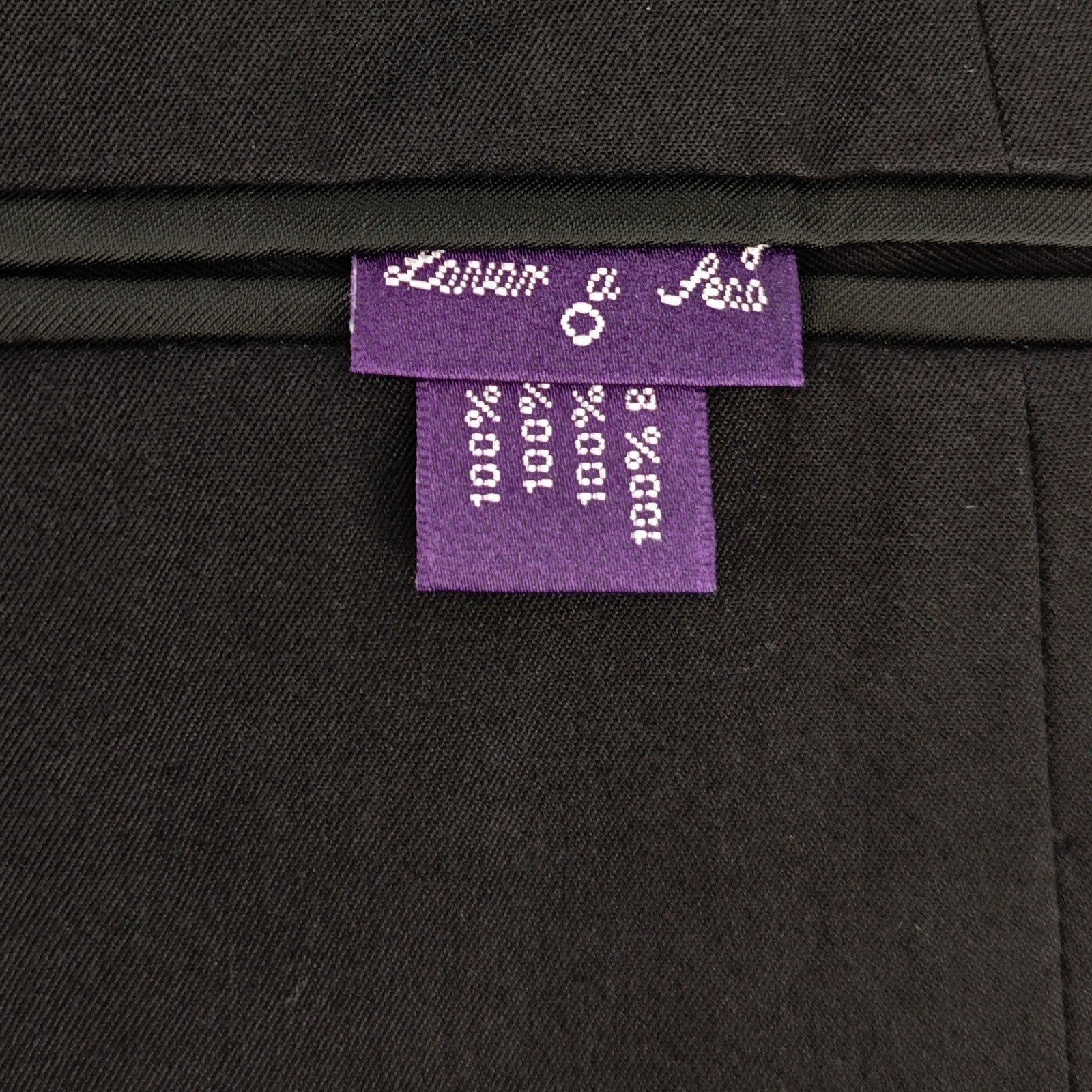 2500$ RALPH LAUREN Purple Label Black 100% Cotton Sport Coat Made in Italy