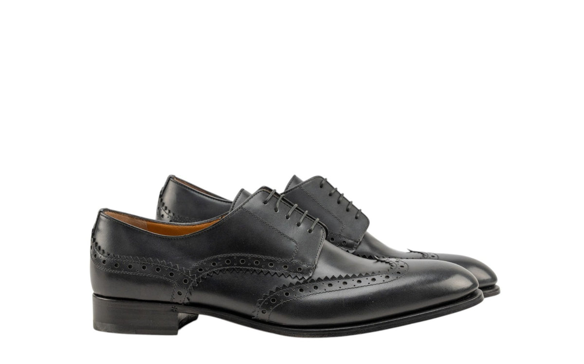 1450$ TESTONI Bolognese Construction Derby Shoes Calf Asphalt 12 UK 13 US  44 IT