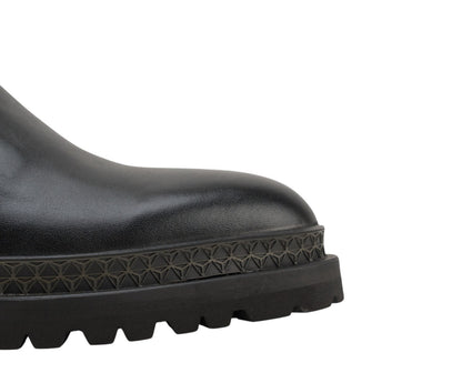 $950 TESTONI BOLOGNA Slip-On Sport Napa Calf Black