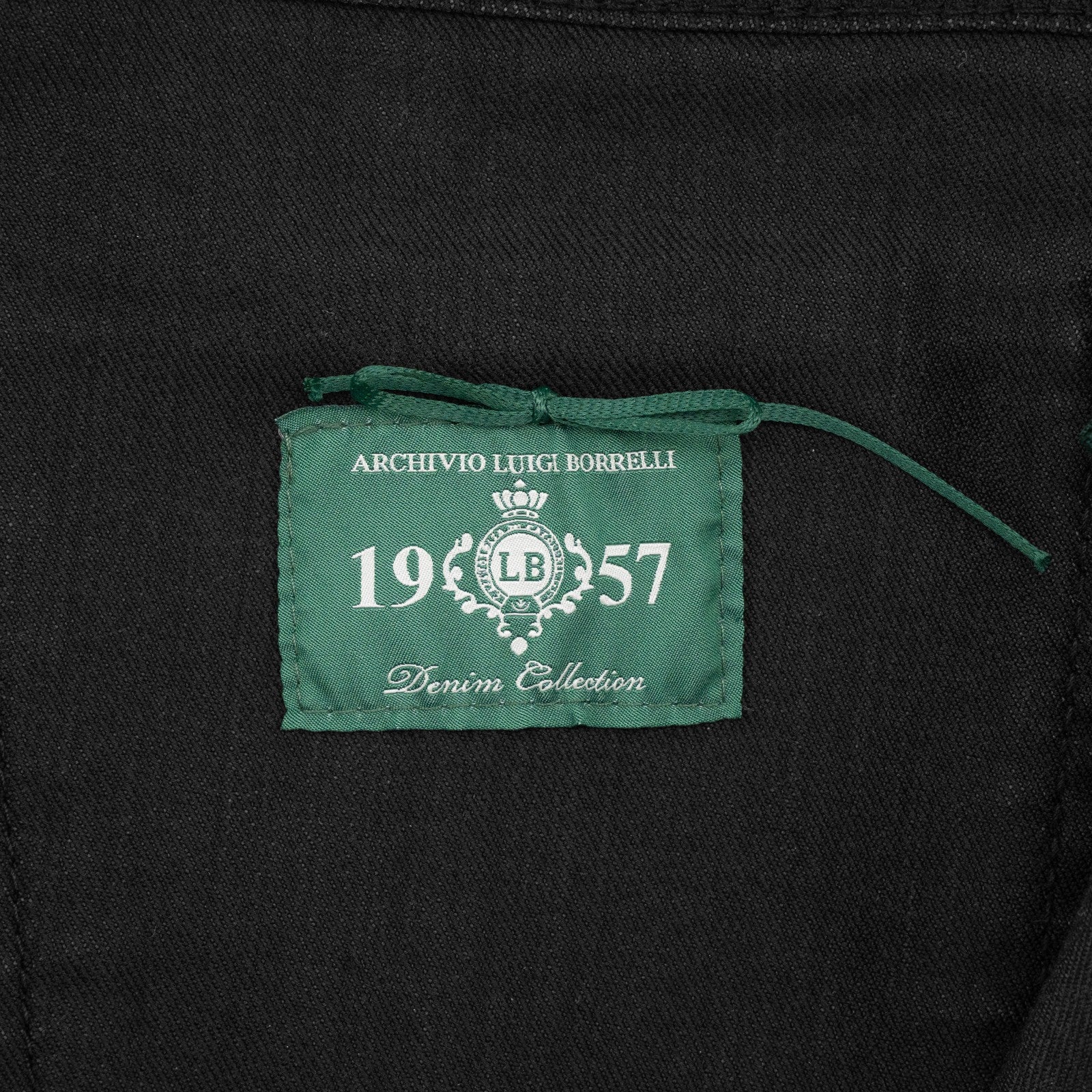 415$ LUIGI BORRELLI NAPOLI Charcoal 5 Pocket Jeans 35 US / 51 EU - Made in Italy